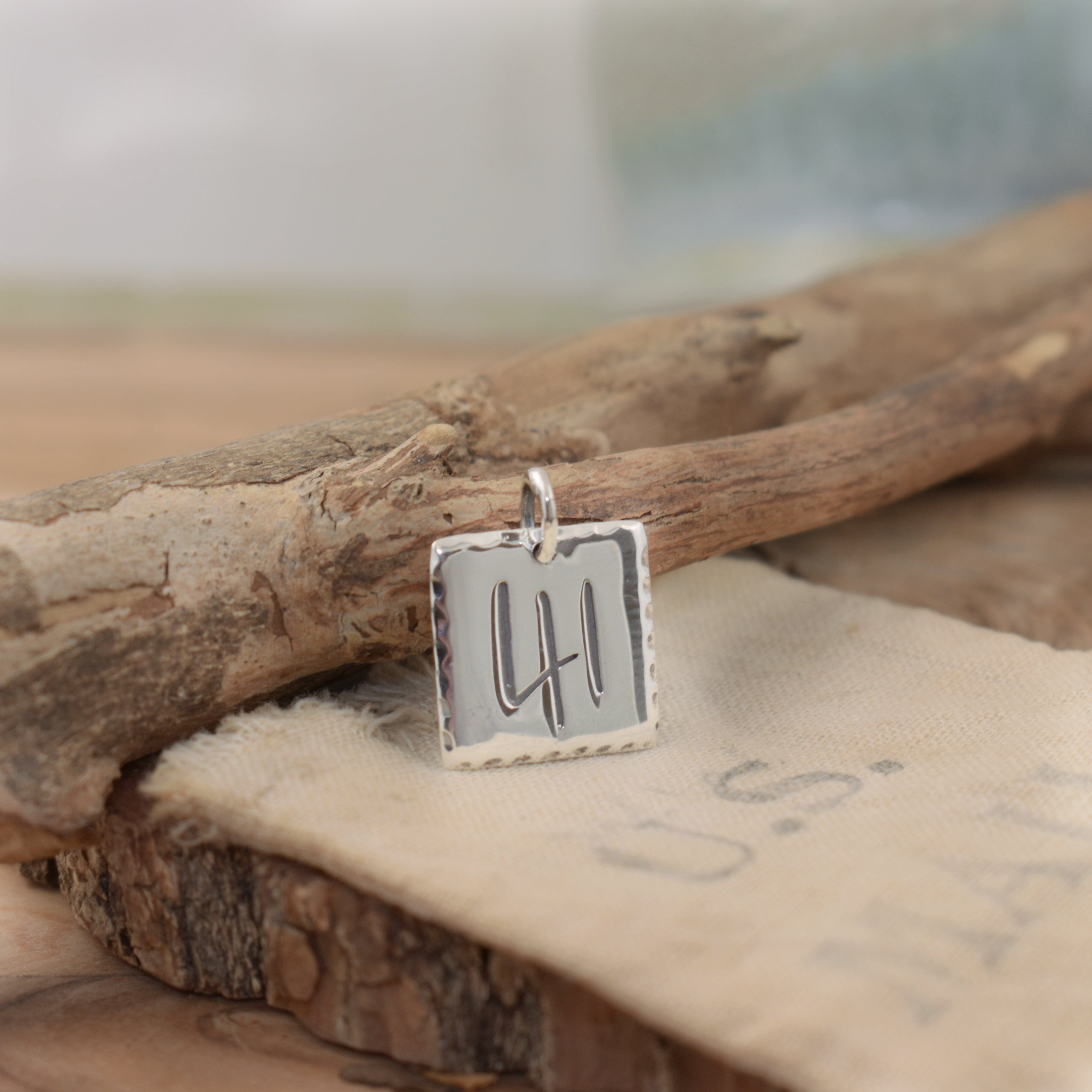 41  sterling silver inspirational jewelry pendant