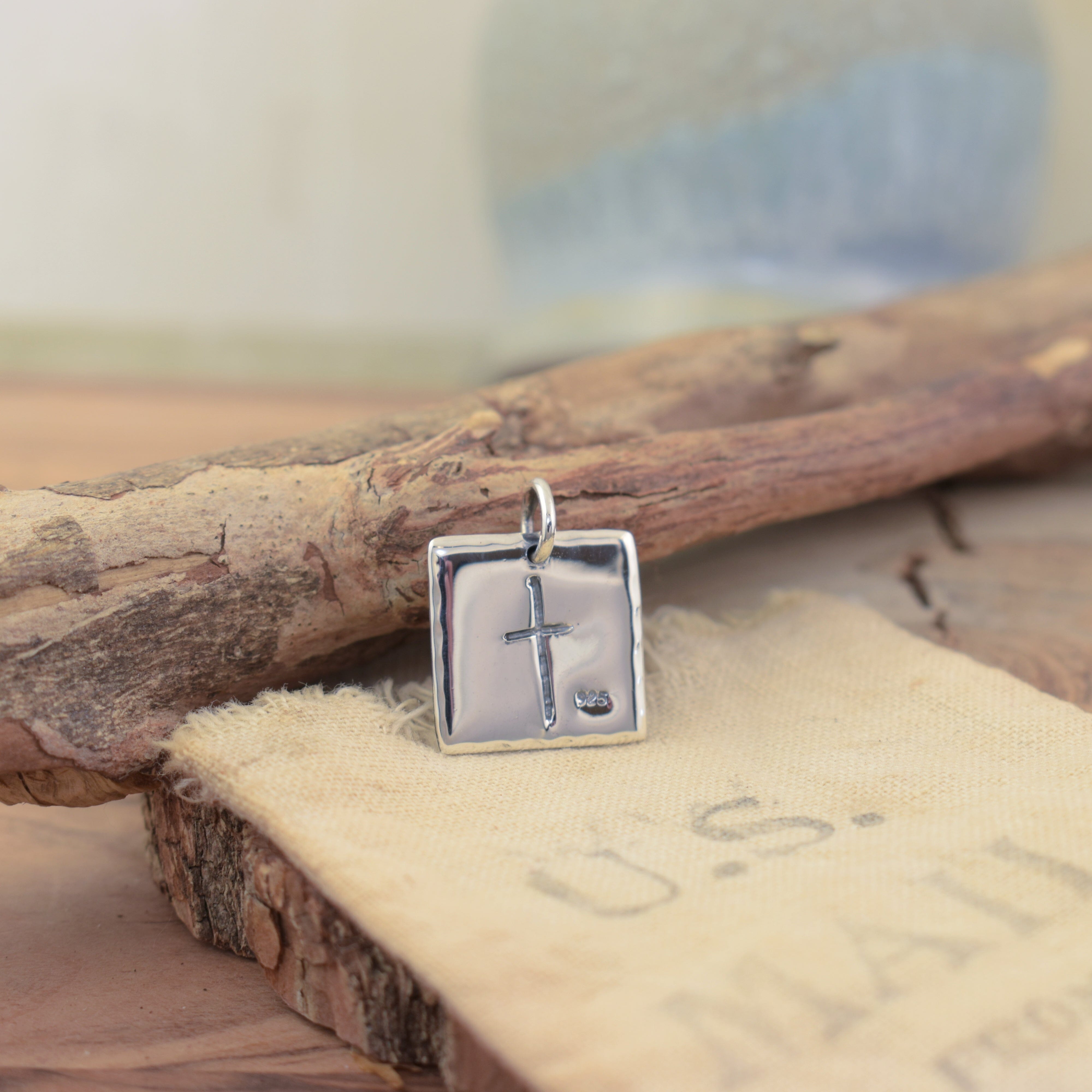 Christian sterling silver necklace