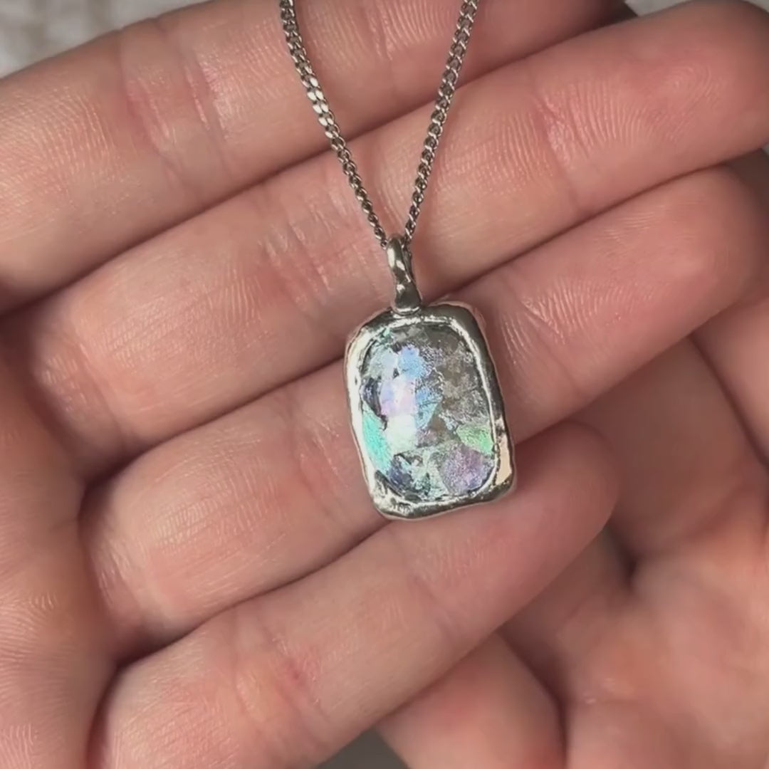 Roman Glass Necklace