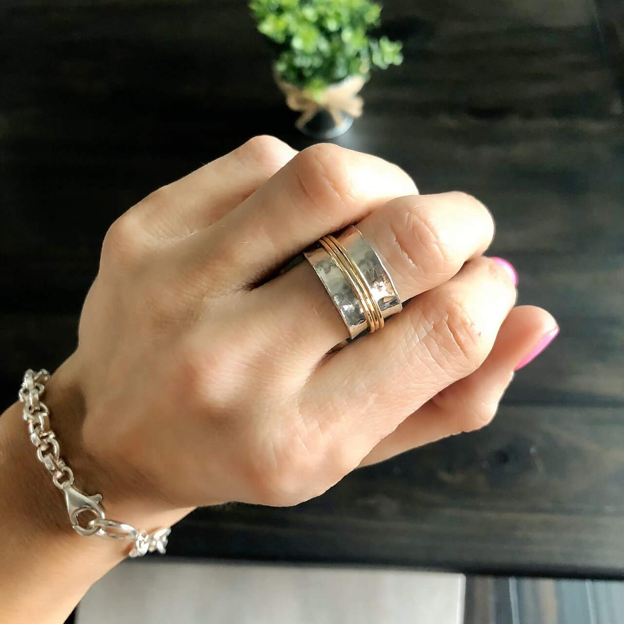 Count Your Blessings with 3 spinner bands and Bonita bracelet