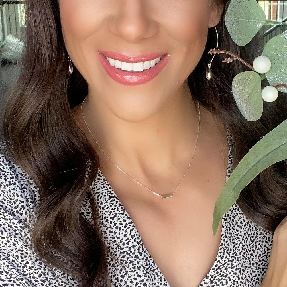 Eseese Necklace paired with Classy Teardrop dangle earrings