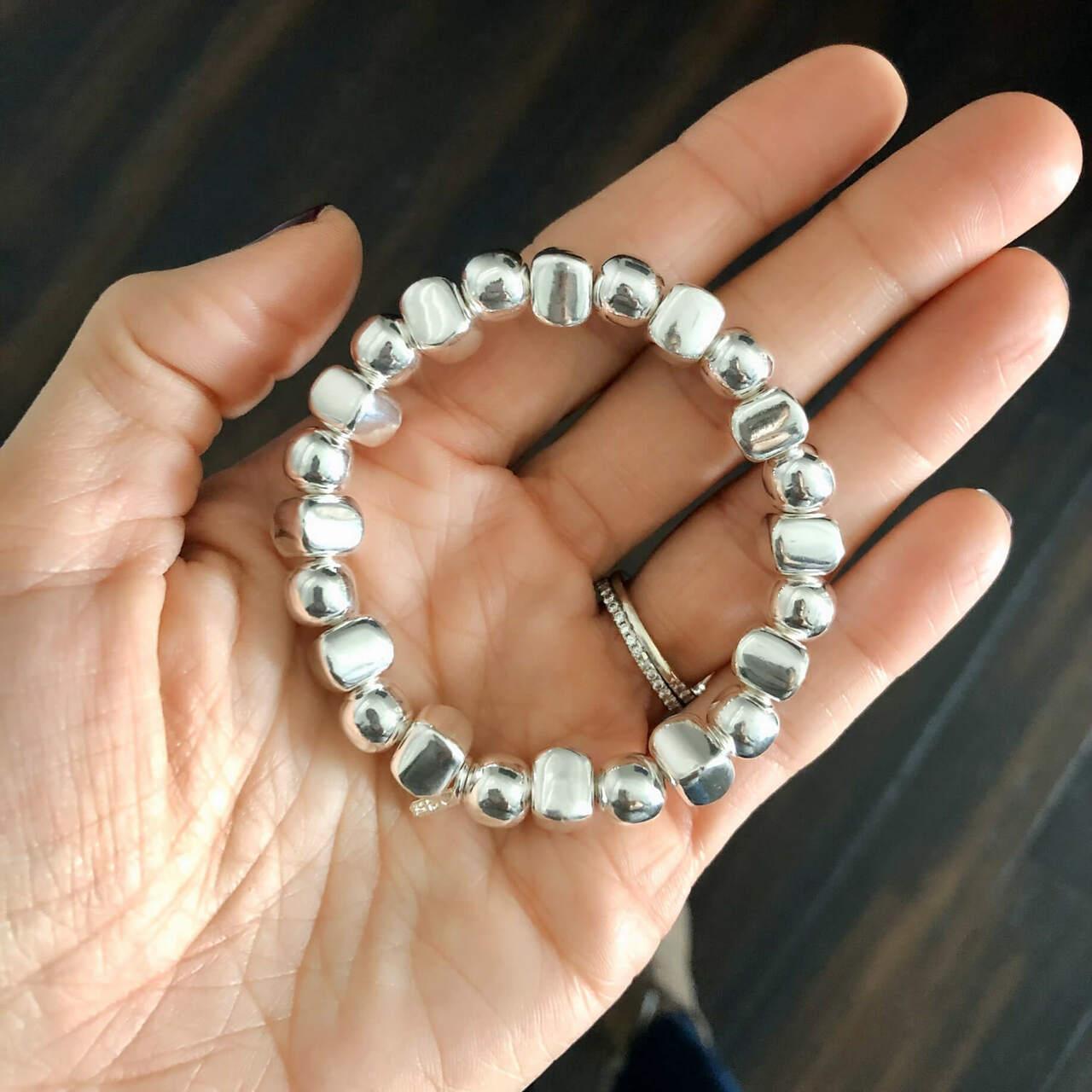 .925 sterling silver stretch bracelet