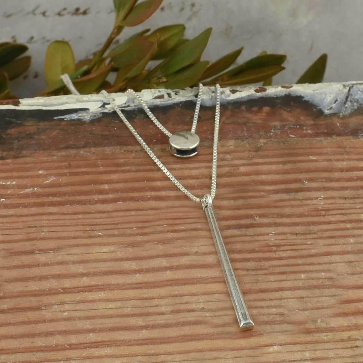 Handcrafted Better Together Necklace in sterling silver