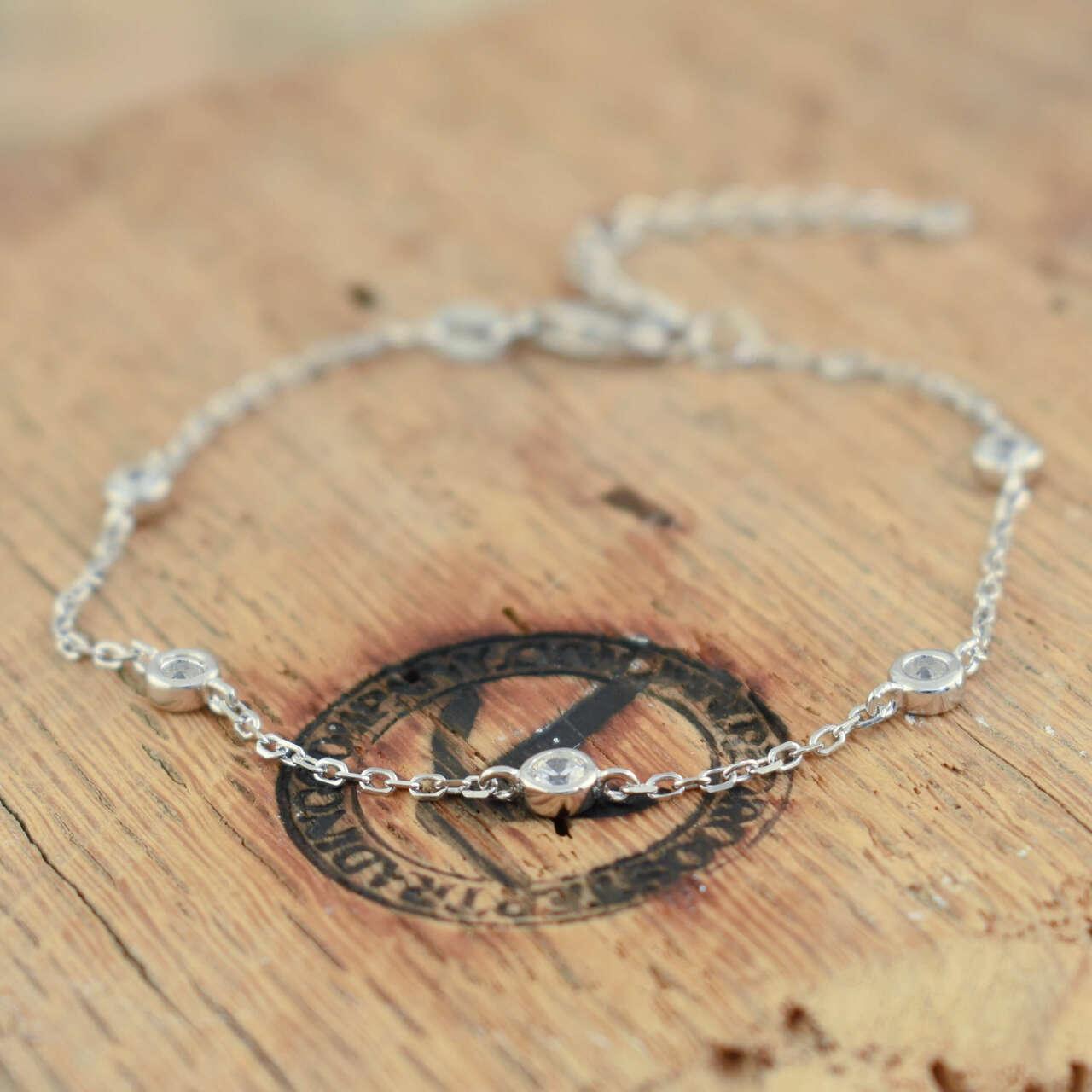 Handcrafted sterling silver Starlight Bracelet