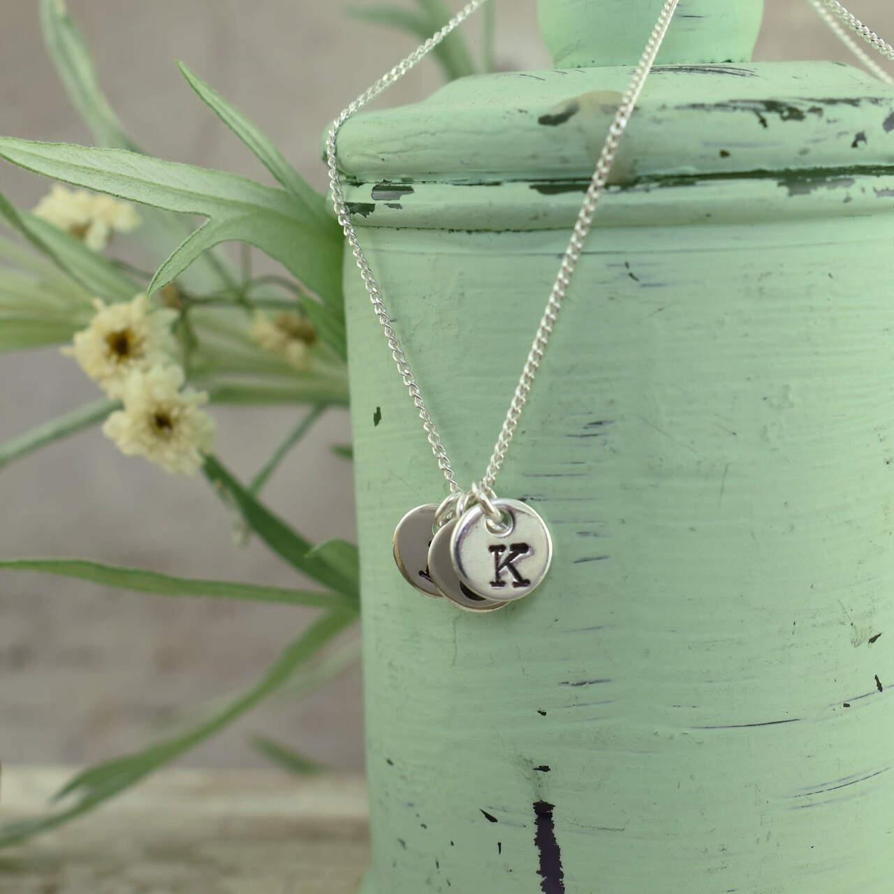 Tiny Tribe personalized sterling silver