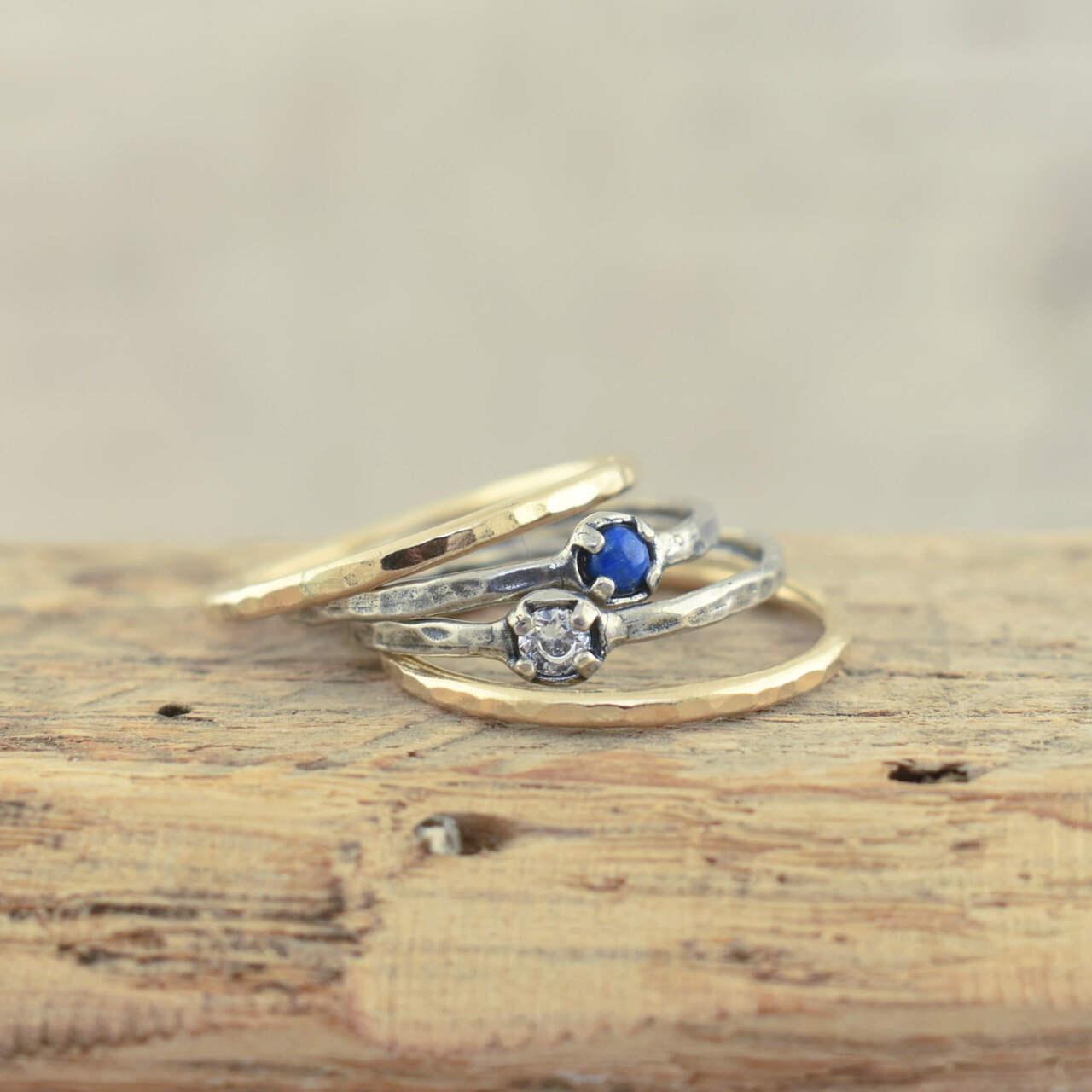 Whisper of Love Stackable Rings (price adjusts per ring quantity selected) - Inspiranza Designs
