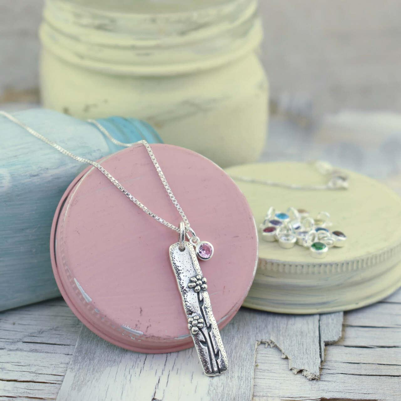 Sterling silver You Bloom Necklace 